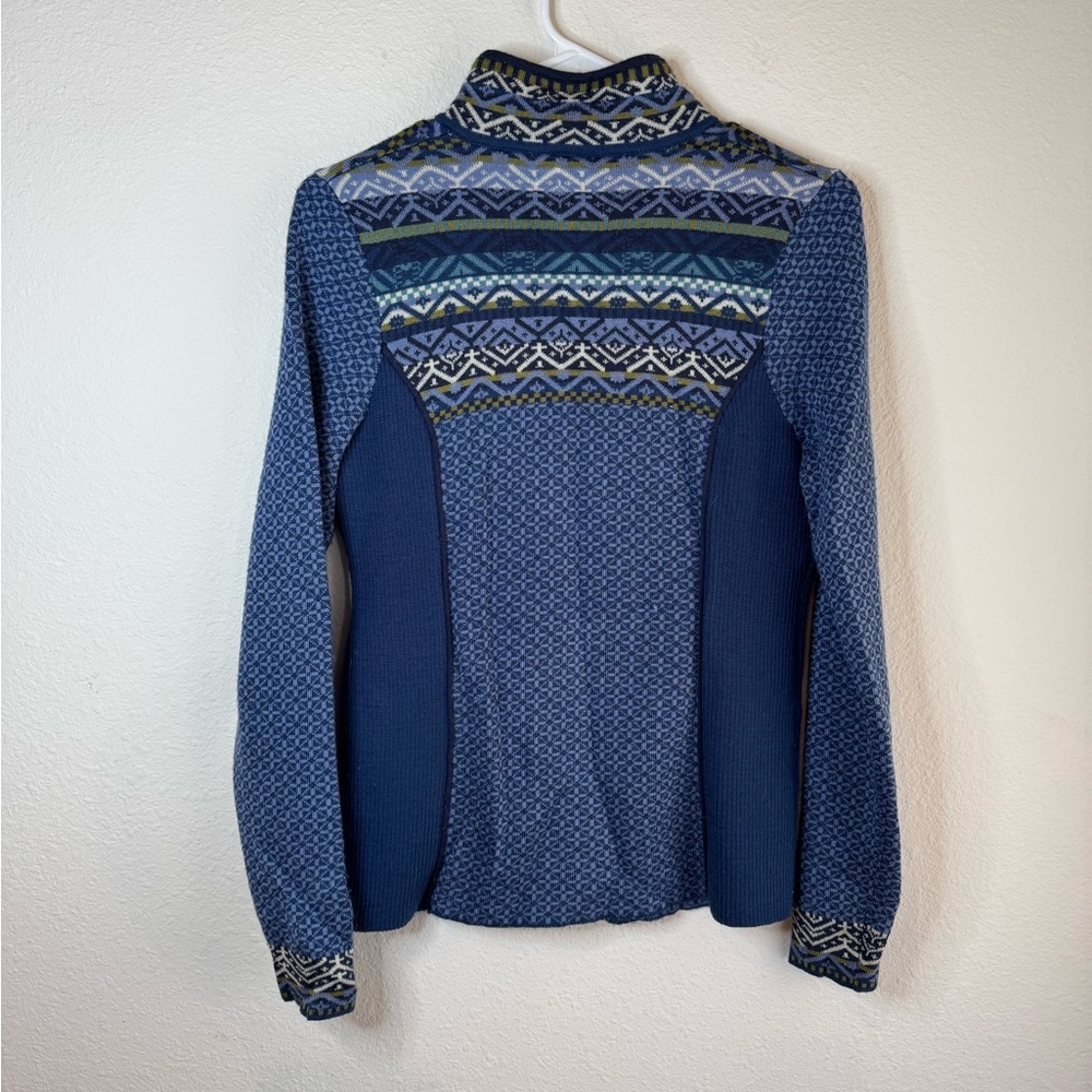 ICELANDIC DESIGNS Fair Isle Wool Full Zip Sweater - Picture 12 of 17